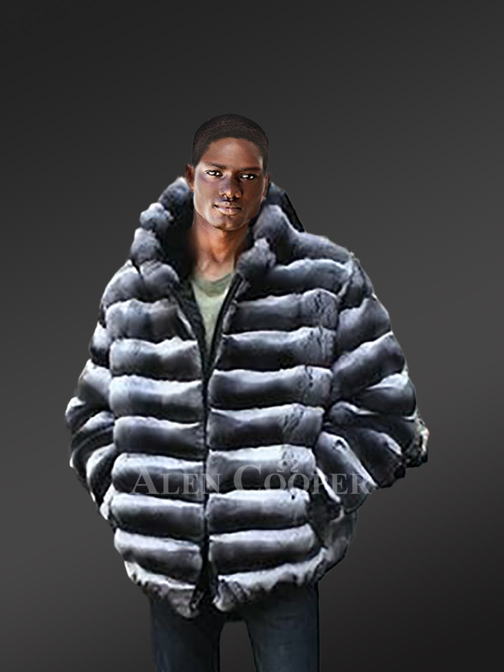chinchilla coat mens