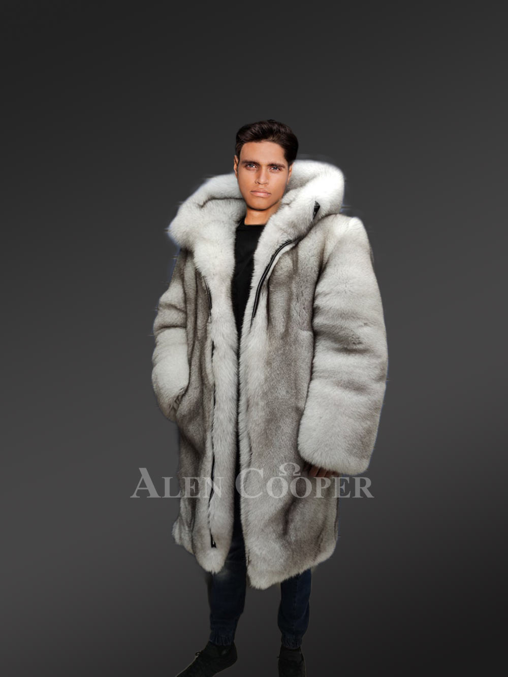 men's genuine fur coats & jackets