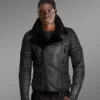 Authentic Black Shearling jacket