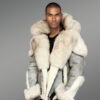 Doubleface Shearling Jacket With Frost Fur Detailing view