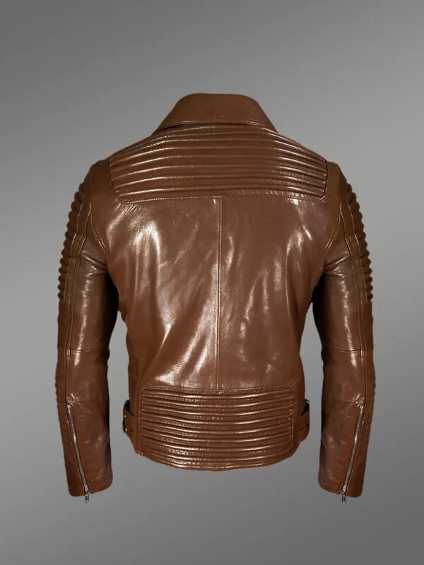 Men’s Italian Leather Moto Biker Jacket