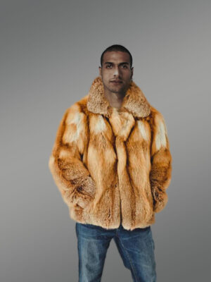 Fox Fur Jacket for Men