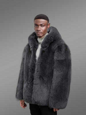 Men’s Exotic Fox Fur Coat