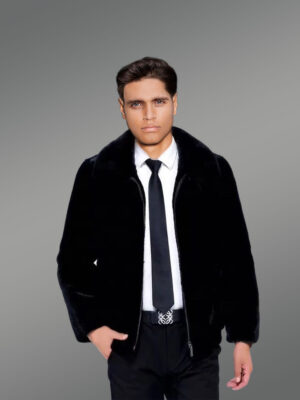 Mink Fur Jacket Men