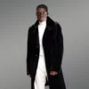 Sheared Mink Fur Coat for Men