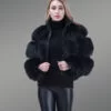 Super Soft and Incredibly Warm black Real Fox Fur