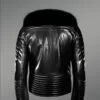 Real leather biker jacket