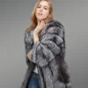 Arctic Fox Fur Casual Winter Coat