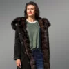 Exotic Arctic Fox Fur Black Parka Convertibles with Fox Liner to Bring Out the Fairy in You