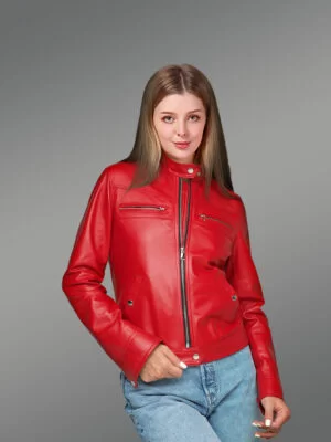 Genuine Leather Jackets in Red