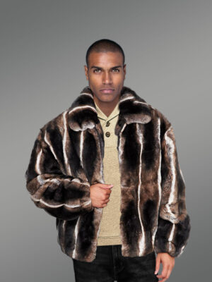 Genuine fur coats for men to exhibit rich taste (1)