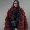 Real Fox Fur Paragraph Winter Coat