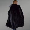 Pure Arctic Fox Fur back view