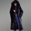 Pure Arctic Fox Fur front view