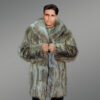 Raccoon Fur Men Coat