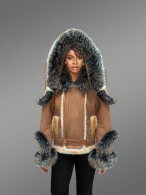 Sheepskin jacket with Fur
