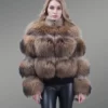 Super Soft and Incredibly Warm Coal Black Real Fox Fur