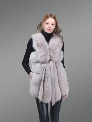genuine-fox-fur-winter-vest-with-waist-belt