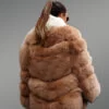 Real Fox Fur Paragraph Winter Coat