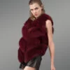 Real Fox Fur Winter Vests