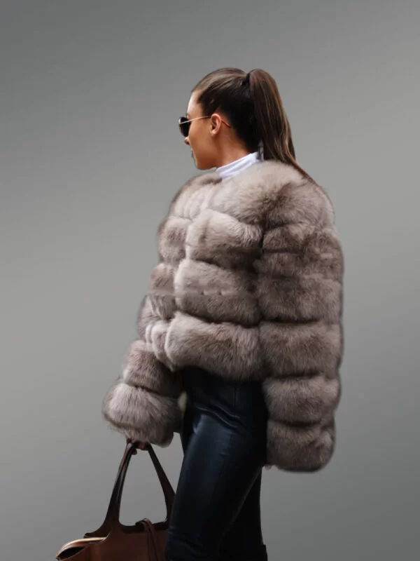 Real Fox Fur Super Warm Winter Coat