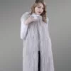 stylish raccoon fur winter outerwear