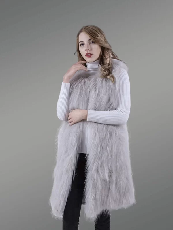 stylish raccoon fur winter outerwear (2)
