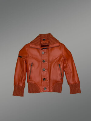 Leather Bomber Jacket