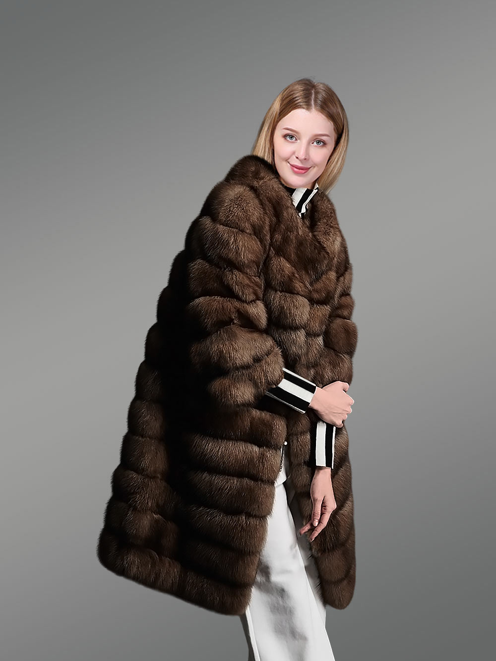 Sable 3/4 Legth Coat