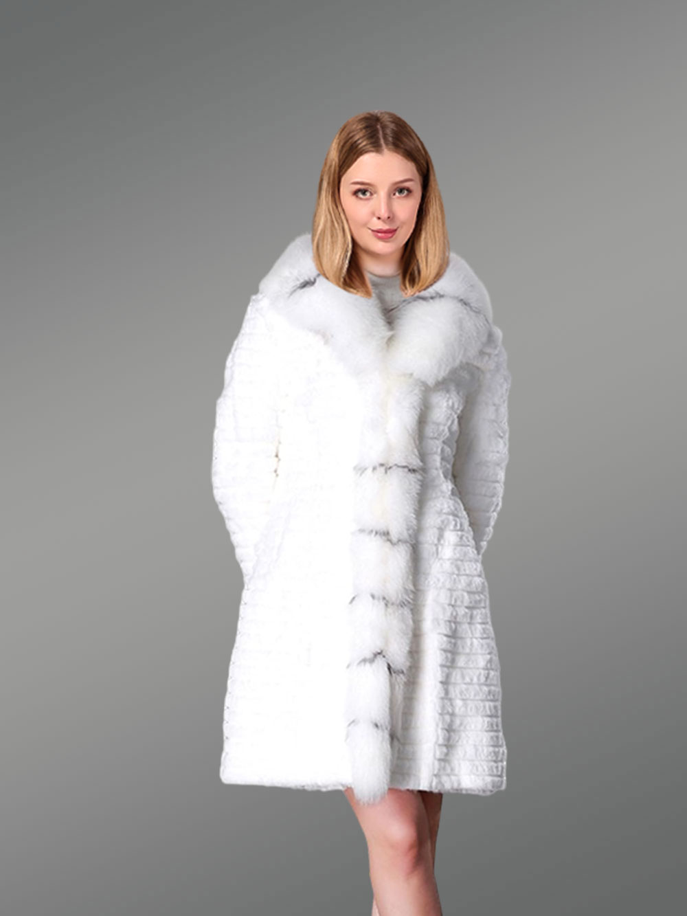 Dressy Rabbit Coat for Women