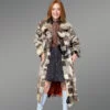 Long Rabbit Fur Coat