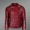Leather Biker Moto Jacket