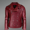 Leather Biker Moto Jacket