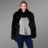 fur sleeves with neck warmer