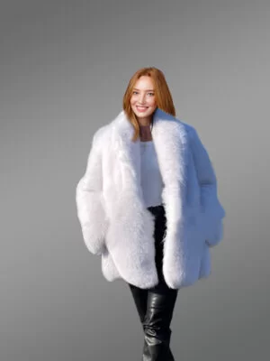 Long overcoat in Fox Fur