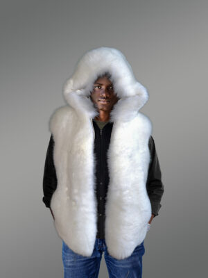 Fullskin Finland Arctic Fox Fur Vest (2)