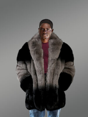 Dual Tone Fox Fur Coat – Perfect Union of Magnificence & Comfort