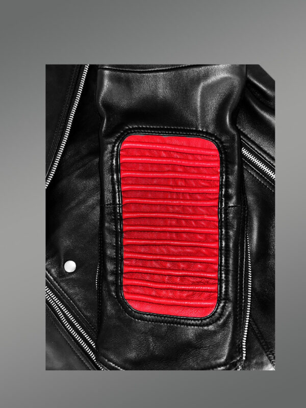 Men’s Dual Color Leather Jacket with a Majestic Warm Feel - Image 2