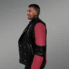 Men’s Dual Color Leather Jacket with a Majestic Warm Feel