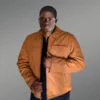 Men’s Tan Leather Dean Jacket