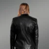 Women’s Leather Biker Jacket in Quilt