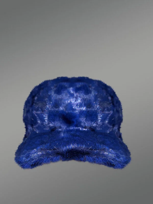 Men’s Mink Baseball Hat in Royal Blue - Image 3