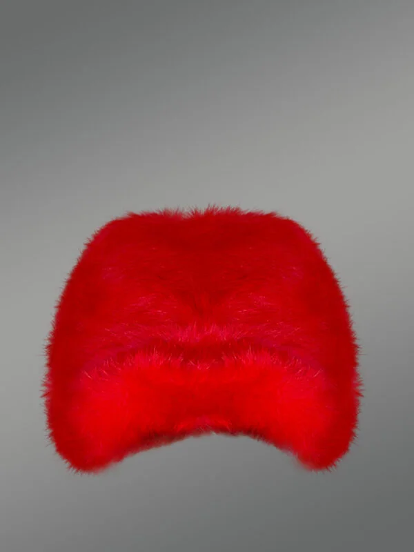 Men’s Rabbit Baseball Hat in Red - Image 2