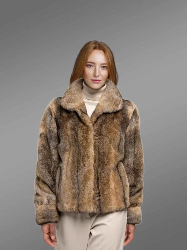 Women’s Dressy Hare Fur Coat