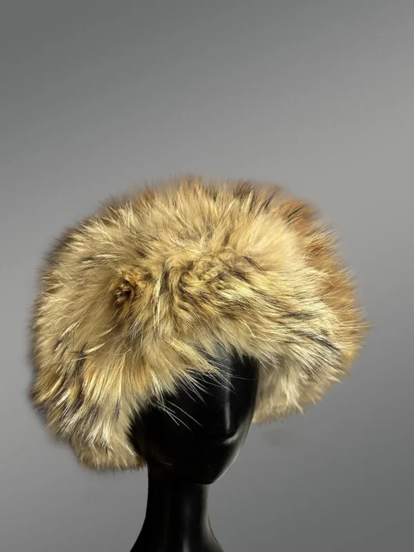 Womens Raccoon Fur Headband – Touch of Glamour to Any Look