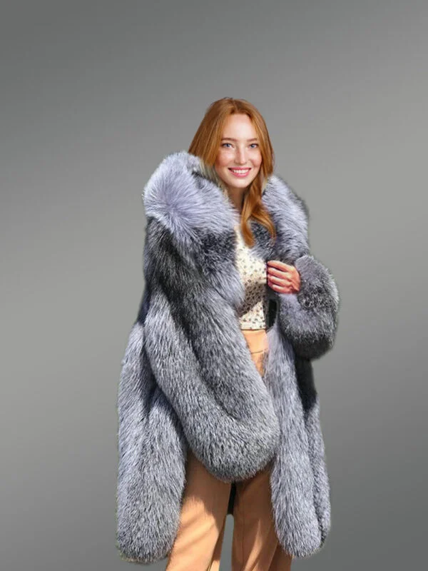 Coat in Fox Fur for Womens to Stay Toasty in Style - Image 7