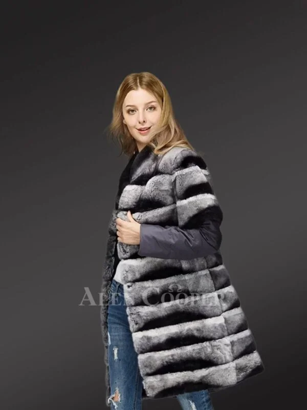 Real Chinchila Fur Vest for Women - Image 2