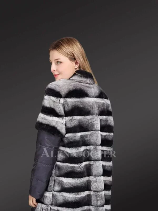 Real Chinchila Fur Vest for Women - Image 4