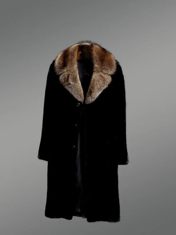 Full Skin Mink Fur Coat for Men - Image 2