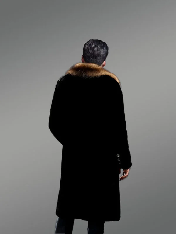 Full Skin Mink Fur Coat for Men - Image 4